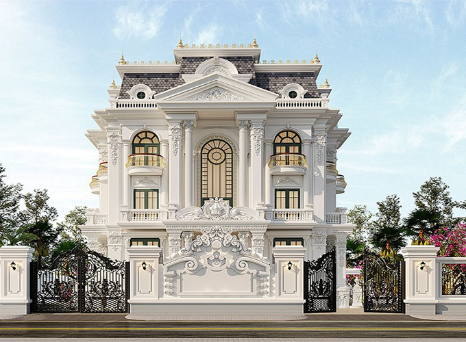 Thiết kế biệt thự nhà vườn đô thị phong cách tân cổ điển tại Sơn Tây, Hà Nội
