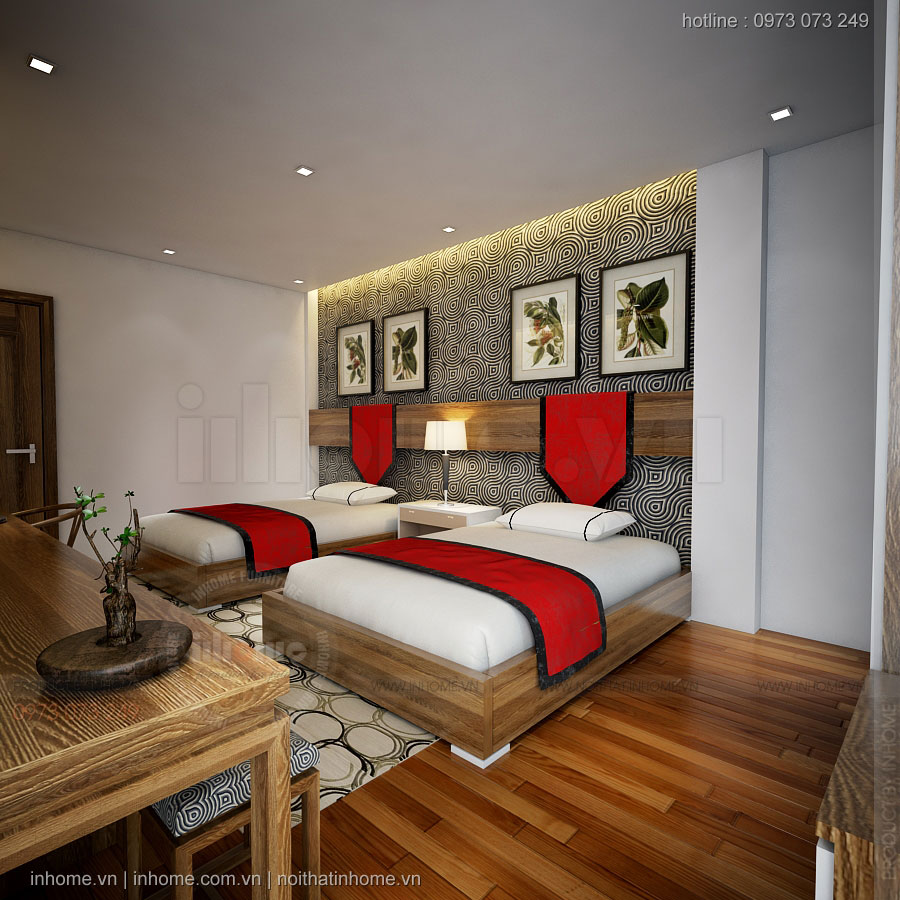 Thiết kế nội thất khách sạn Mini