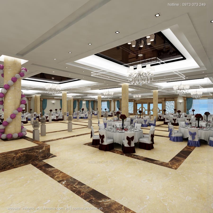 Thiết kế nội thất khách sạn LIBERTY Quảng Bình Hotel - Phòng tiệc cưới