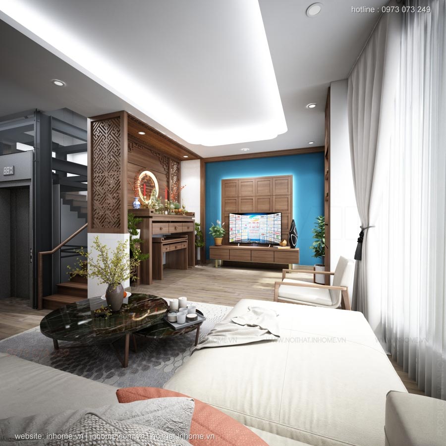 Thiết kế nội thất nhà ở Hưng Yên