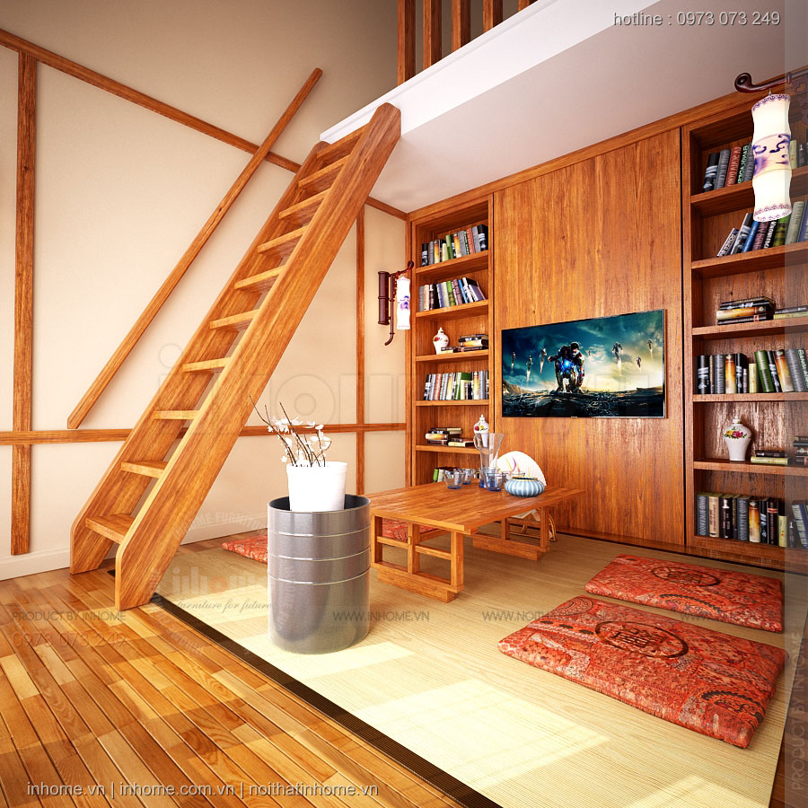 Thiết kế nội thất Biệt Thự phong cách Nhật