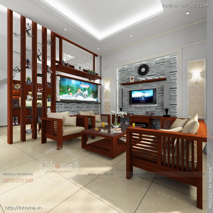Thiết kế nội thất biệt thự Bắc Ninh