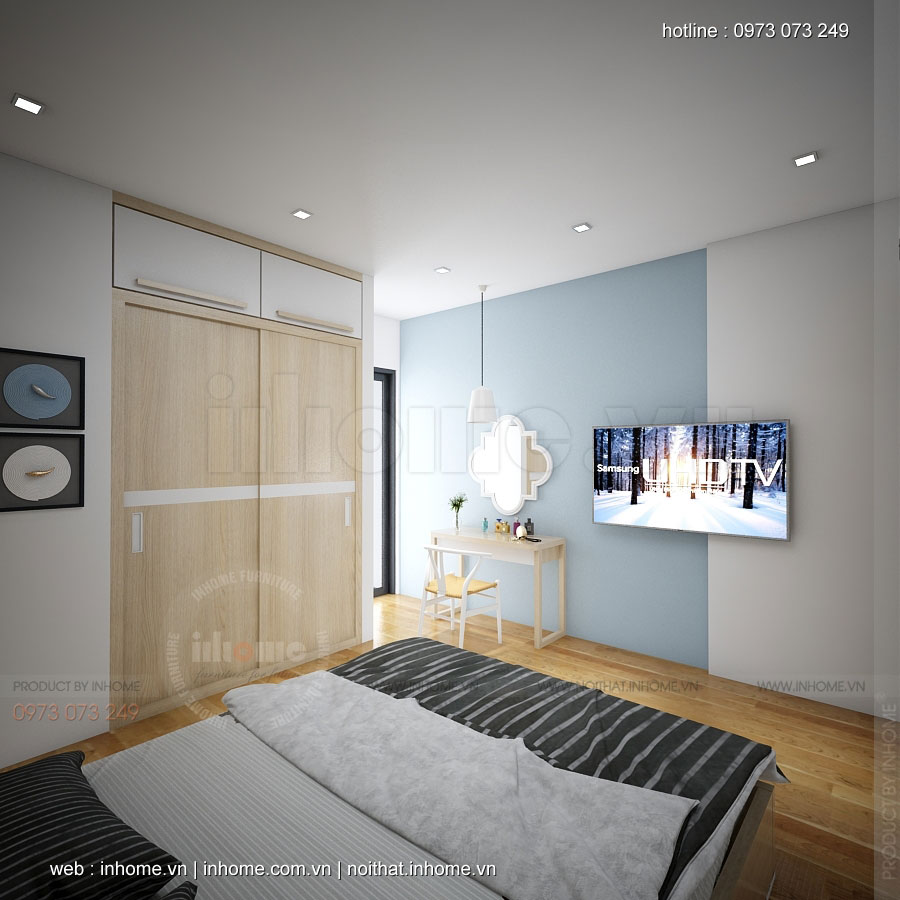 Thiết kế nội thất chung cư Handiland Thịnh Liệt 11