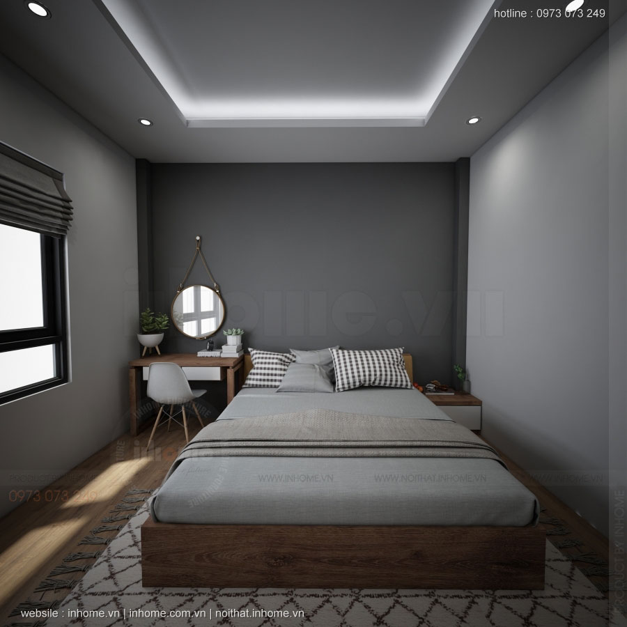 Thiết kế nội thất chung cư 50m2 sang trọng và tinh tế | Inhome