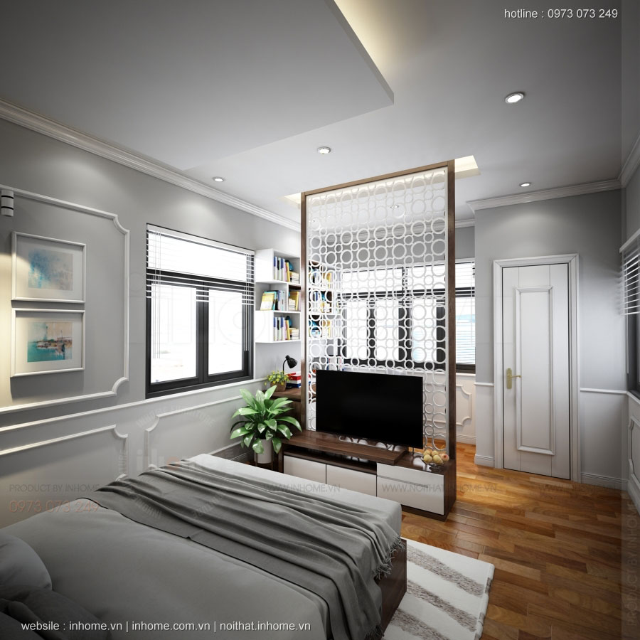 Thiết kế nội thất chung cư N04 theo phong cách tân cổ điển