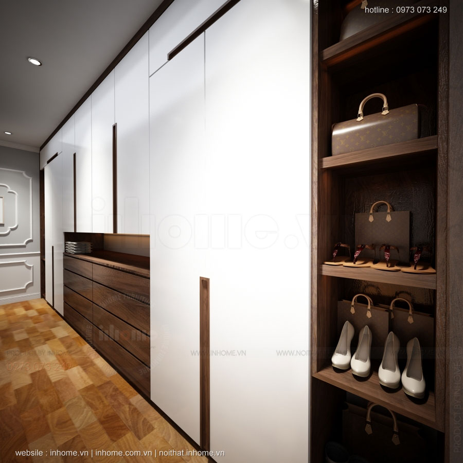 Thiết kế nội thất chung cư N04 theo phong cách tân cổ điển