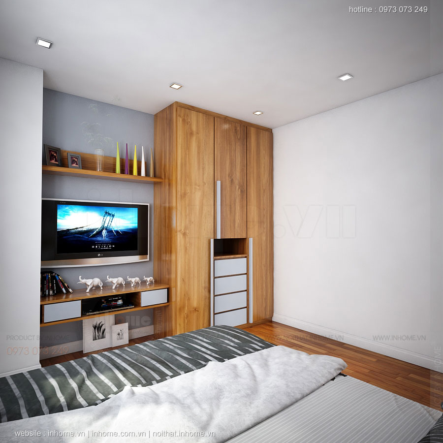 Thiết kế nội thất chung cư 80m2 đẹp, hiện đại nhất năm 2019 | Inhome