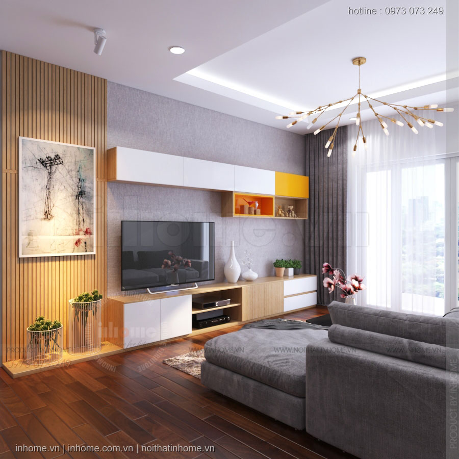 Thiết kế nội thất chung cư NewSkyline - Văn Quán