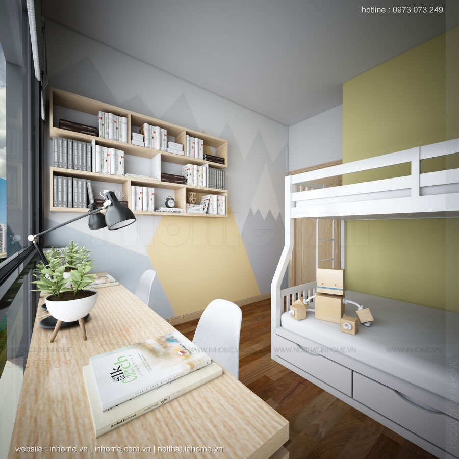 Thiết kế nội thất chung cư N02 T1 Ngoại Giao Đoàn 16