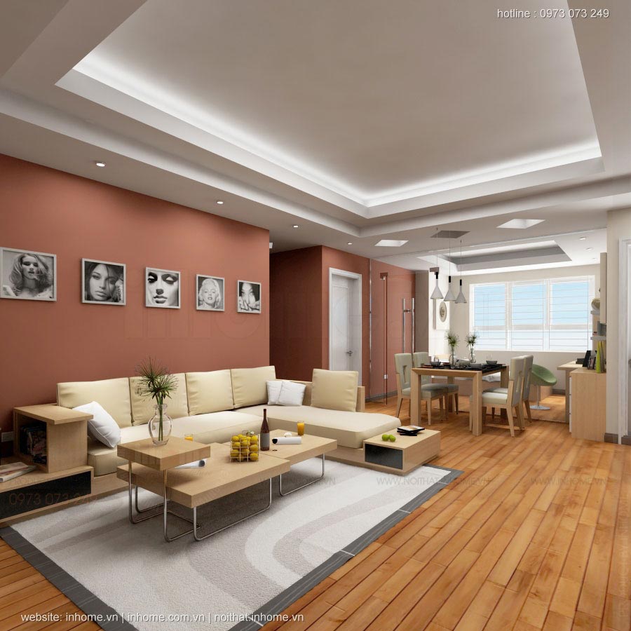 Thiết kế nội thất chung cư 17T1 - CT2 Vinaconex 3 03
