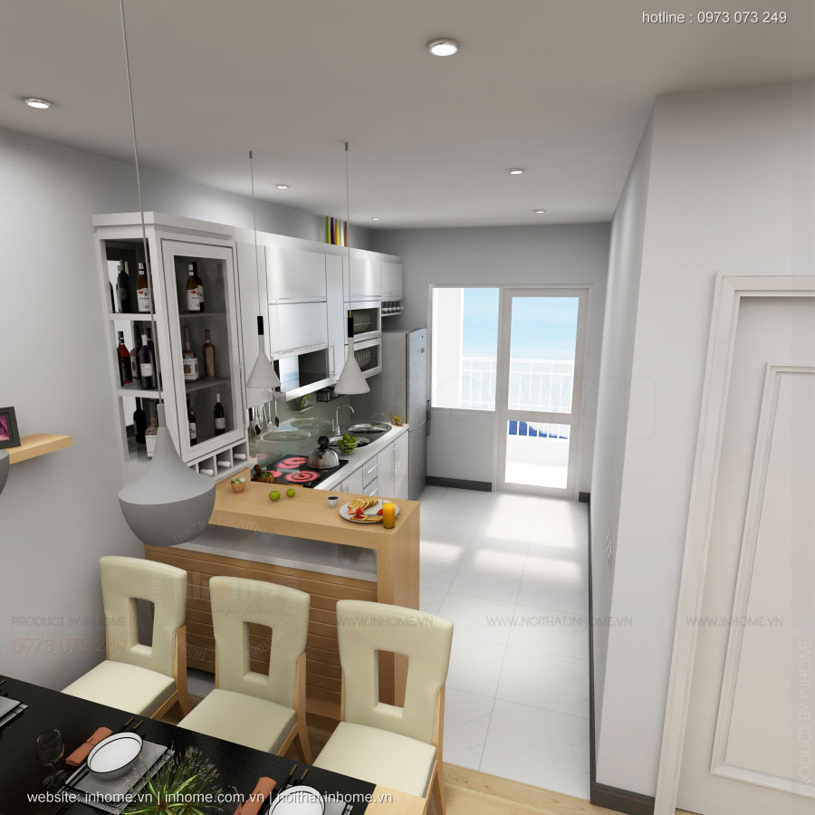 Thiết kế nội thất chung cư Skylight 09