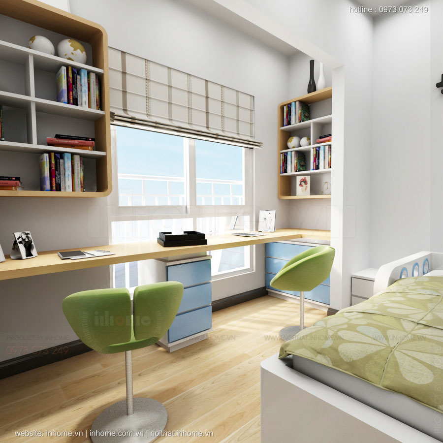 Thiết kế nội thất chung cư Skylight 17