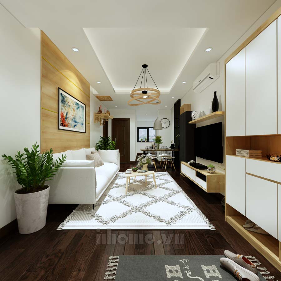 Thiết kế nội thất chung cư ICID Lê Trọng Tấn