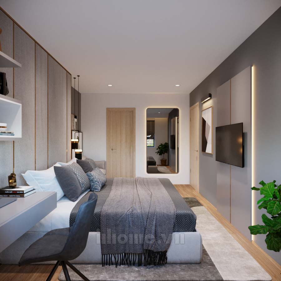 Thiết kế nội thất chung cư Mipec-Long Biên