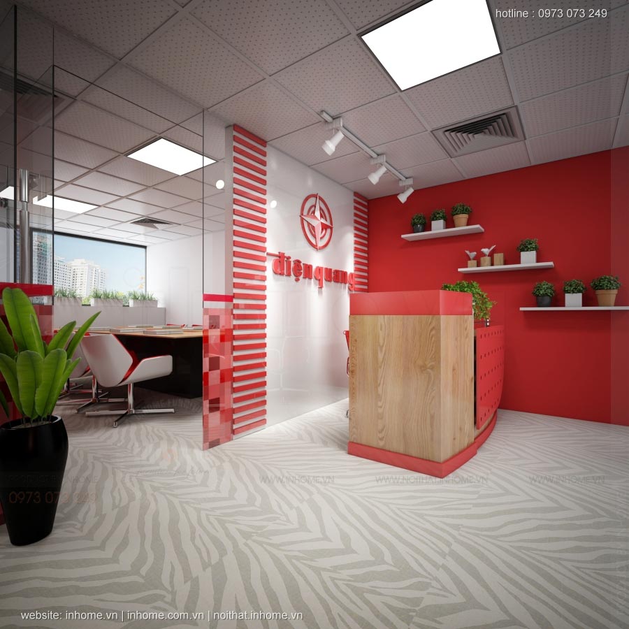 Thiết kế nội thất văn phòng Điện Quang 01
