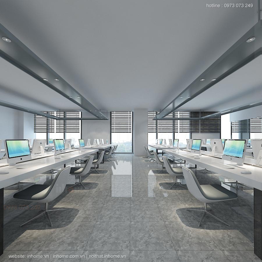 Thiết kế nội thất văn phòng CISCO