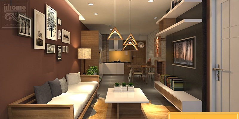 Thiết kế nội thất chung cư 50m2 đẹp và sang trọng đòi hỏi nhiều yếu tố