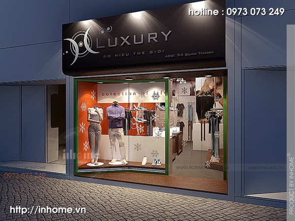 Thiết kế showroom Luxury 01