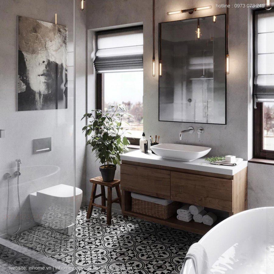36 Mẫu thiết kế nội thất phòng tắm đẹp đơn giản của tương lai