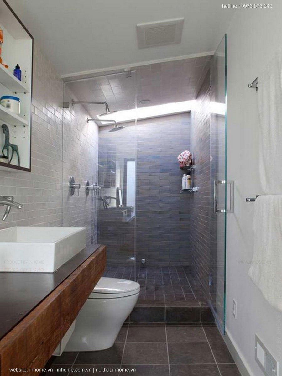 Thiết kế nội thất phòng tắm đẹp cho chung cư 06