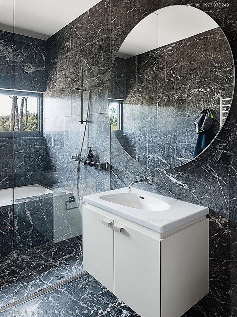 Thiết kế phòng tắm 4m2 đầy đủ tiện nghi rộng rãi thoải mái