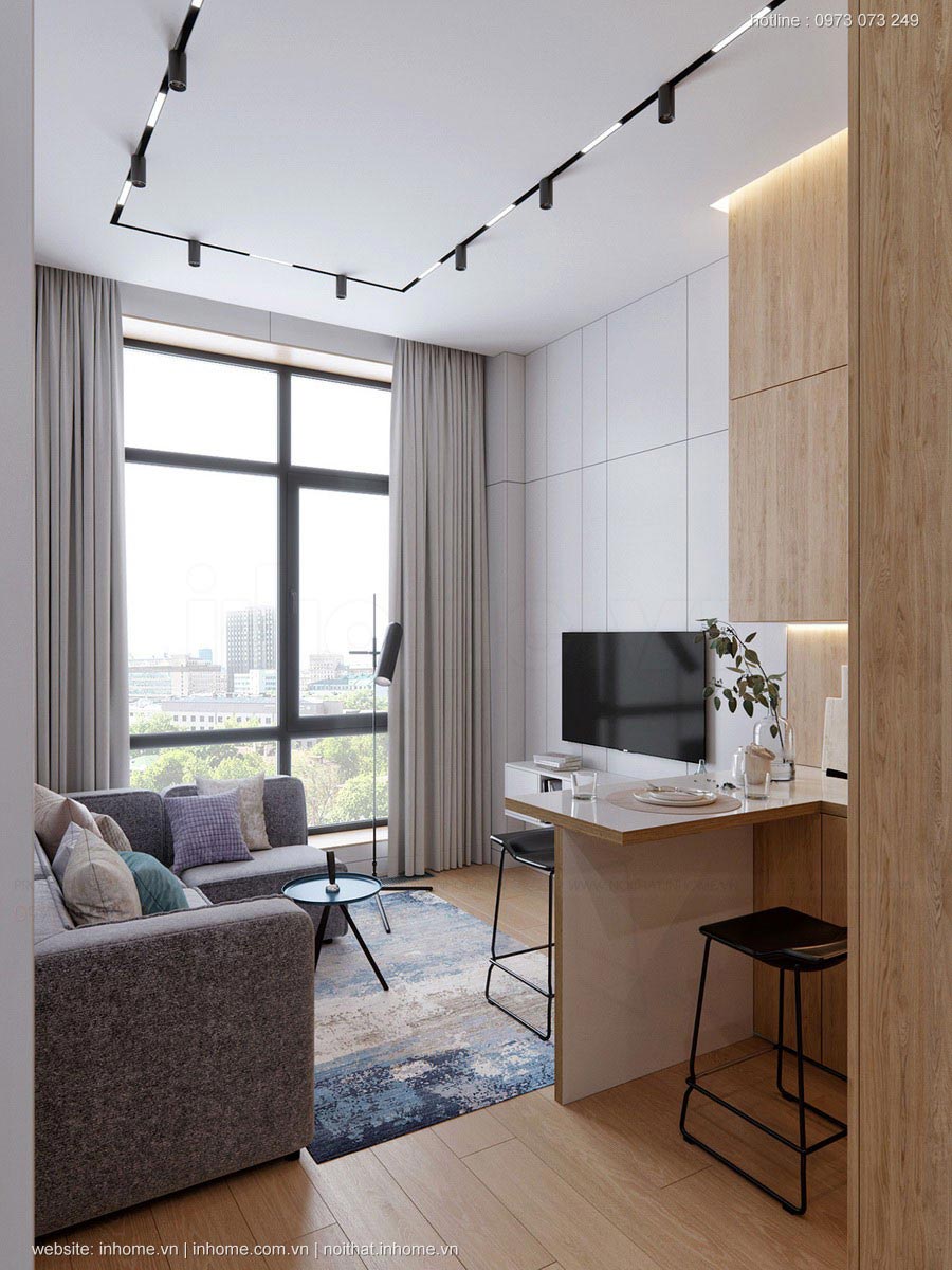 Giới thiệu phong cách nội thất tối giản của căn chung cư Hà Đông - Hà Nội 02